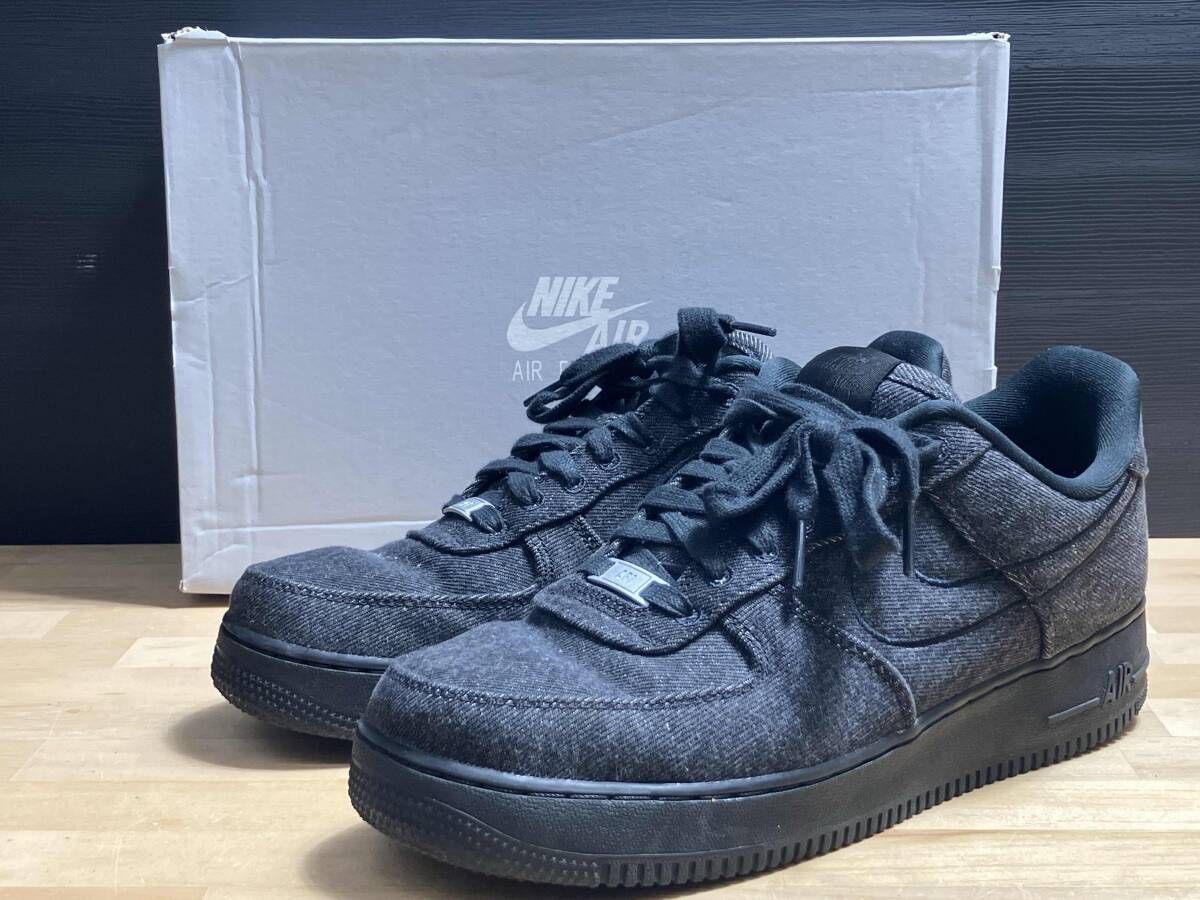 NIKE ナイキ WMNS AIR FORCE 1 '07 LV8 IM7809-010 28cm ブラックデニム