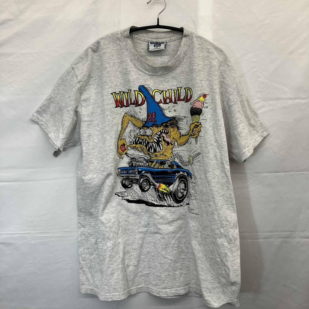 90s Lee / リー / 半袖Tシャツ / USA製 / RAT FINK / グレー / Mサイズ