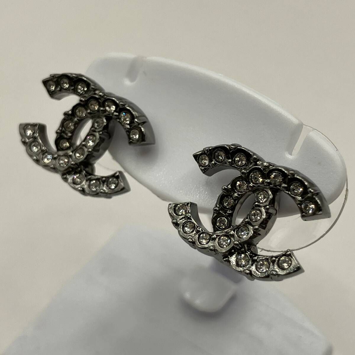 付属品付き CHANEL シャネル C21K ピアス 総重量約 2.9g 付属品付き CHANEL シャネル C21K ピアス 総重量約 2.9g