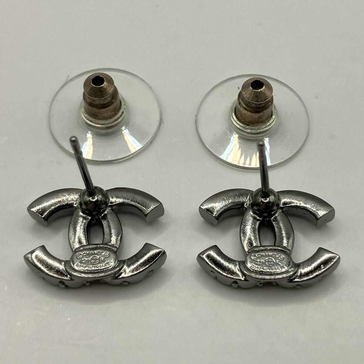 付属品付き CHANEL シャネル C21K ピアス 総重量約 2.9g 付属品付き CHANEL シャネル C21K ピアス 総重量約 2.9g