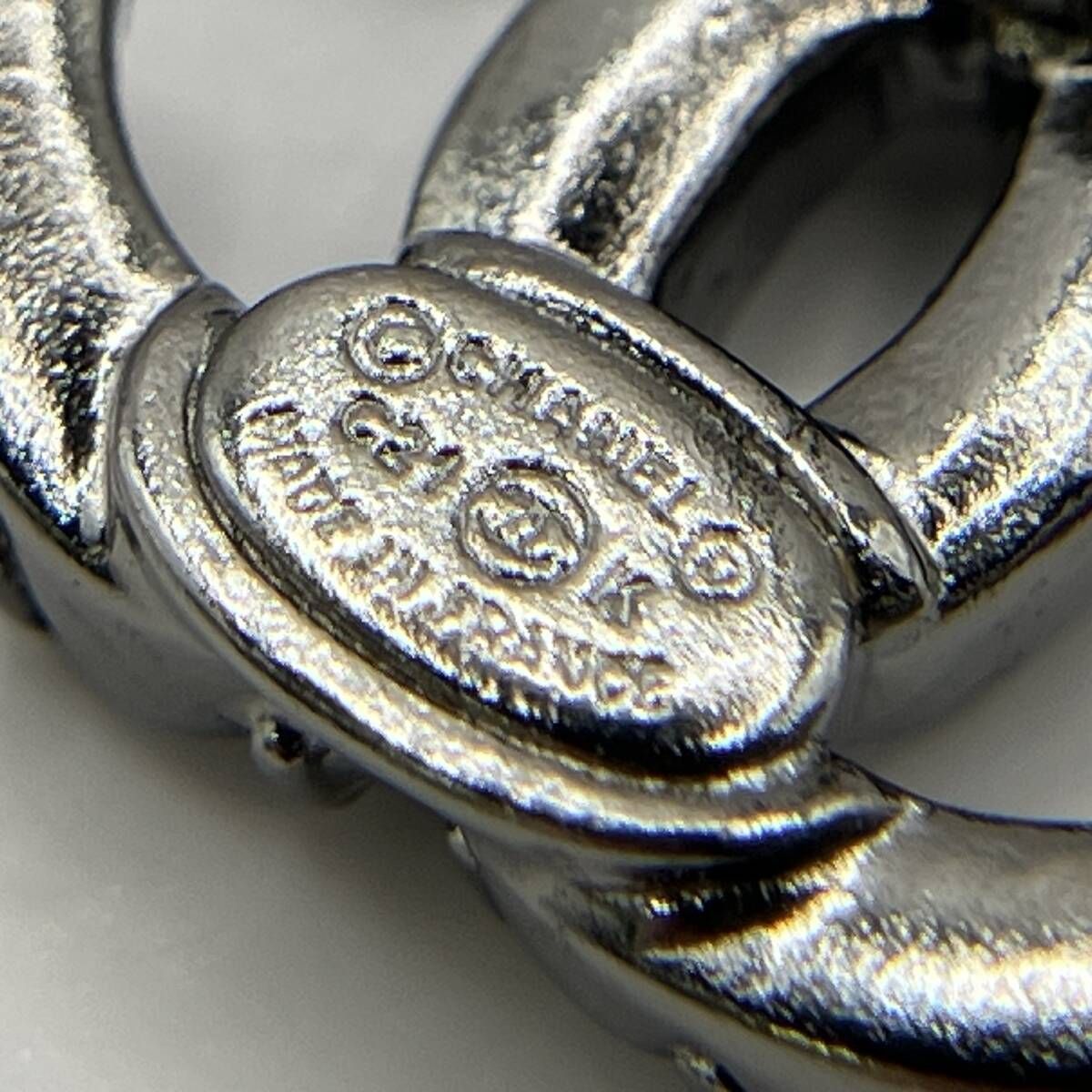 付属品付き CHANEL シャネル C21K ピアス 総重量約 2.9g 付属品付き CHANEL シャネル C21K ピアス 総重量約 2.9g