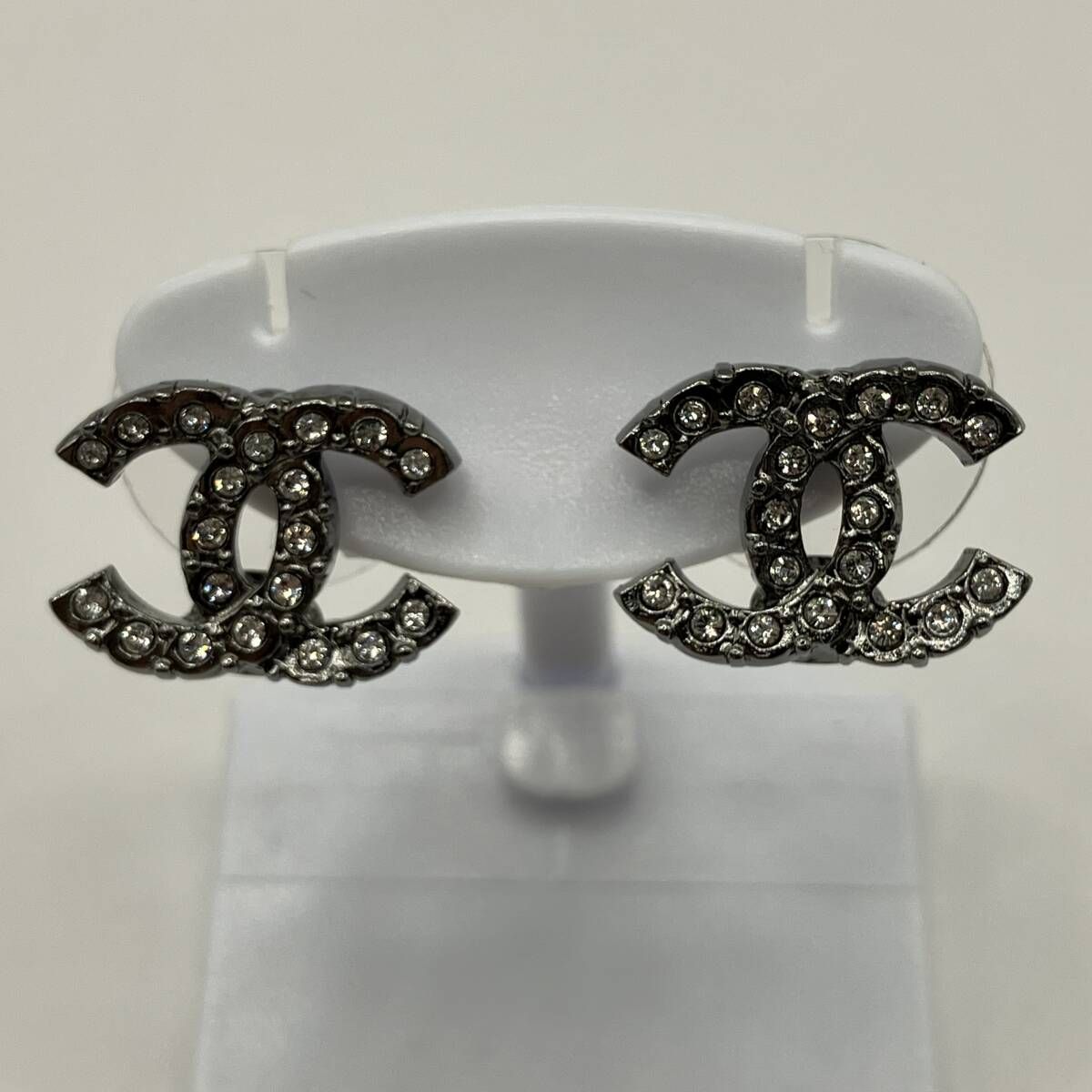 付属品付き CHANEL シャネル C21K ピアス 総重量約 2.9g 付属品付き CHANEL シャネル C21K ピアス 総重量約 2.9g