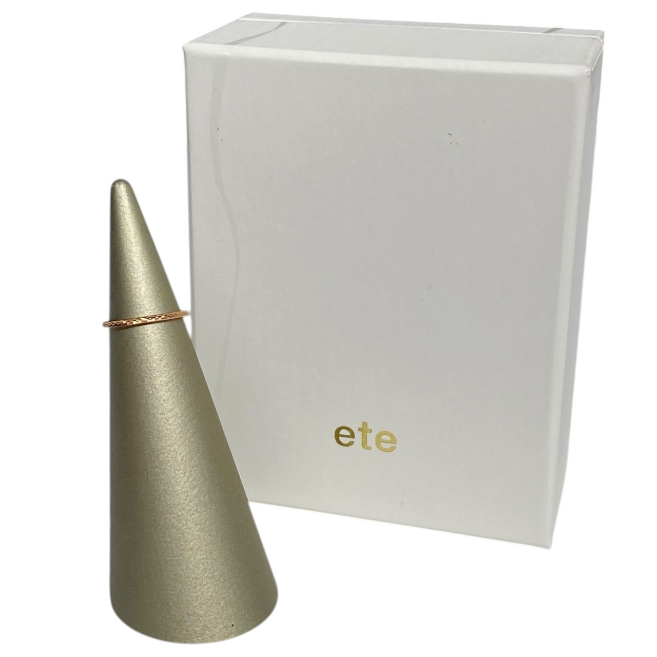 ☆エテ K10 指輪 リング 0.5g ゴールド ETE