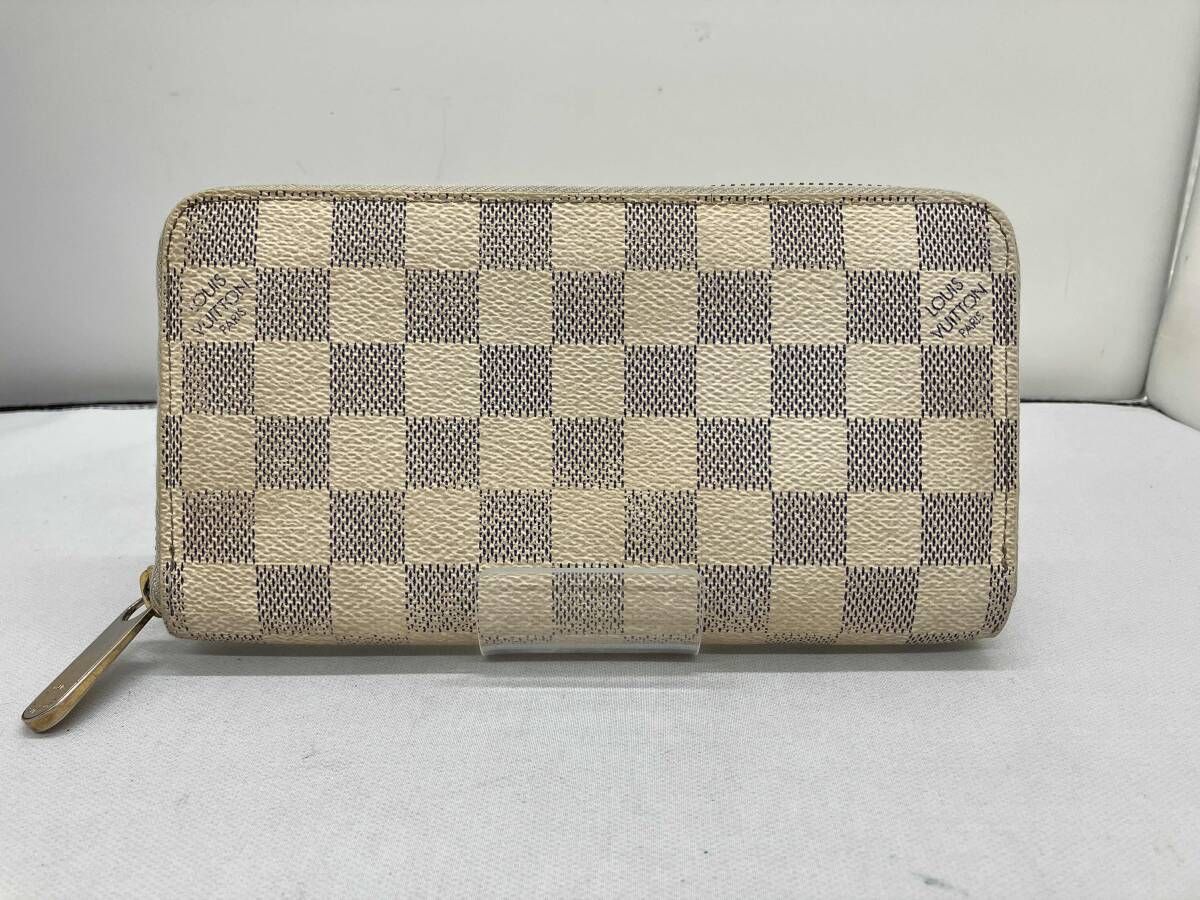 LOUIS VUITTON ルイ ヴィトン ジッピーウォレット ラウンドファスナー 長財布 ダミエアズール N60019