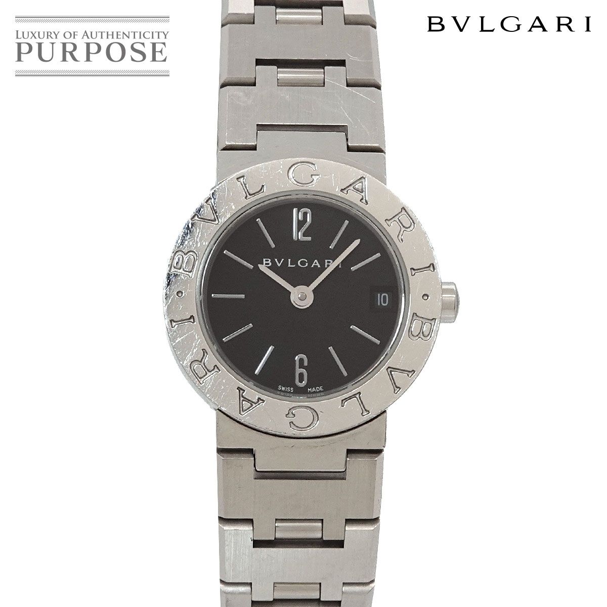 ブルガリ BVLGARI ブルガリブルガリ BB23SS レディース 腕時計 デイト ブラック クォーツ ウォッチ BVLGARIBVLGARI 90324915