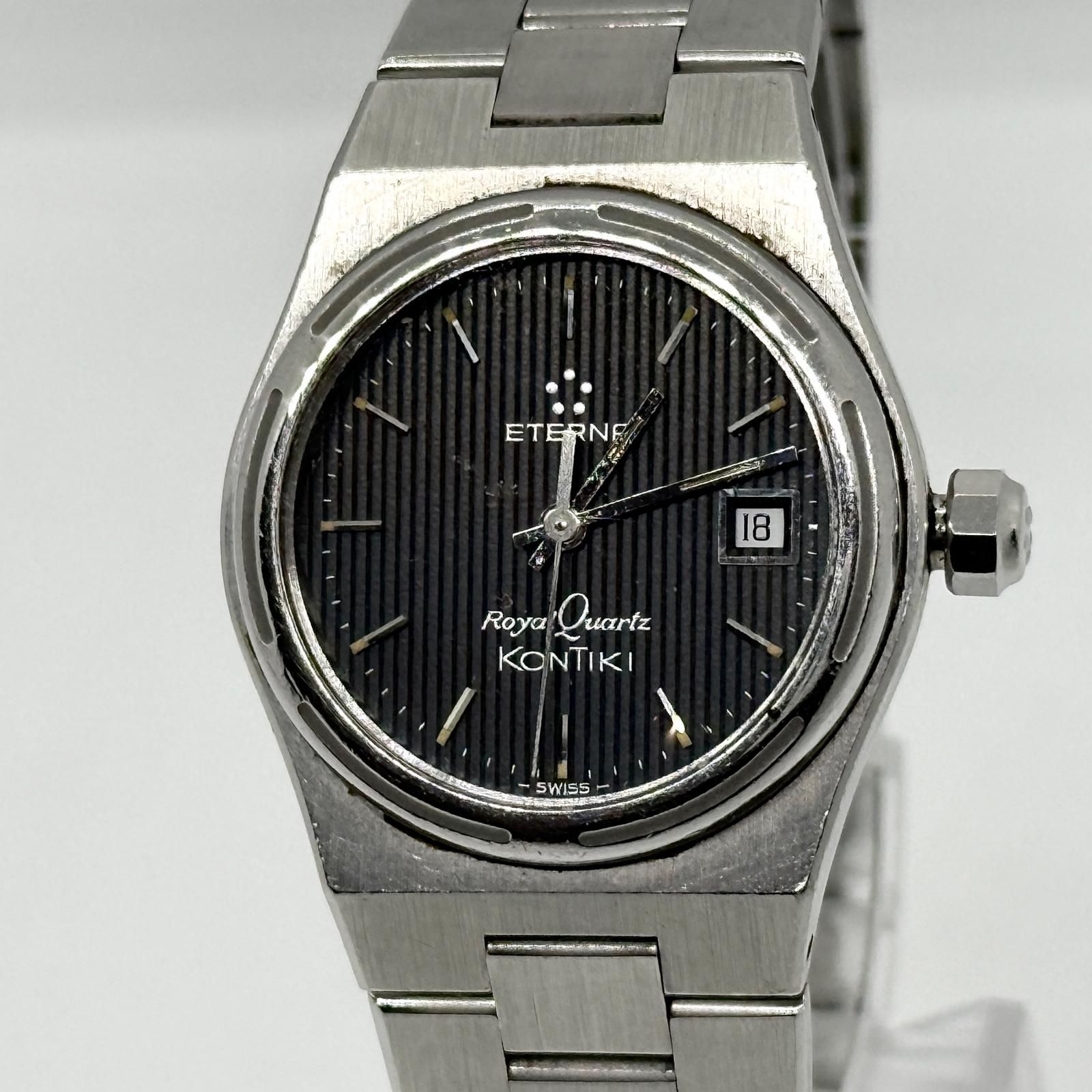 Eterna エテルナ コンチキ 711.1506.41 グレー QZ レディース 腕時計 稼働品 37,100円