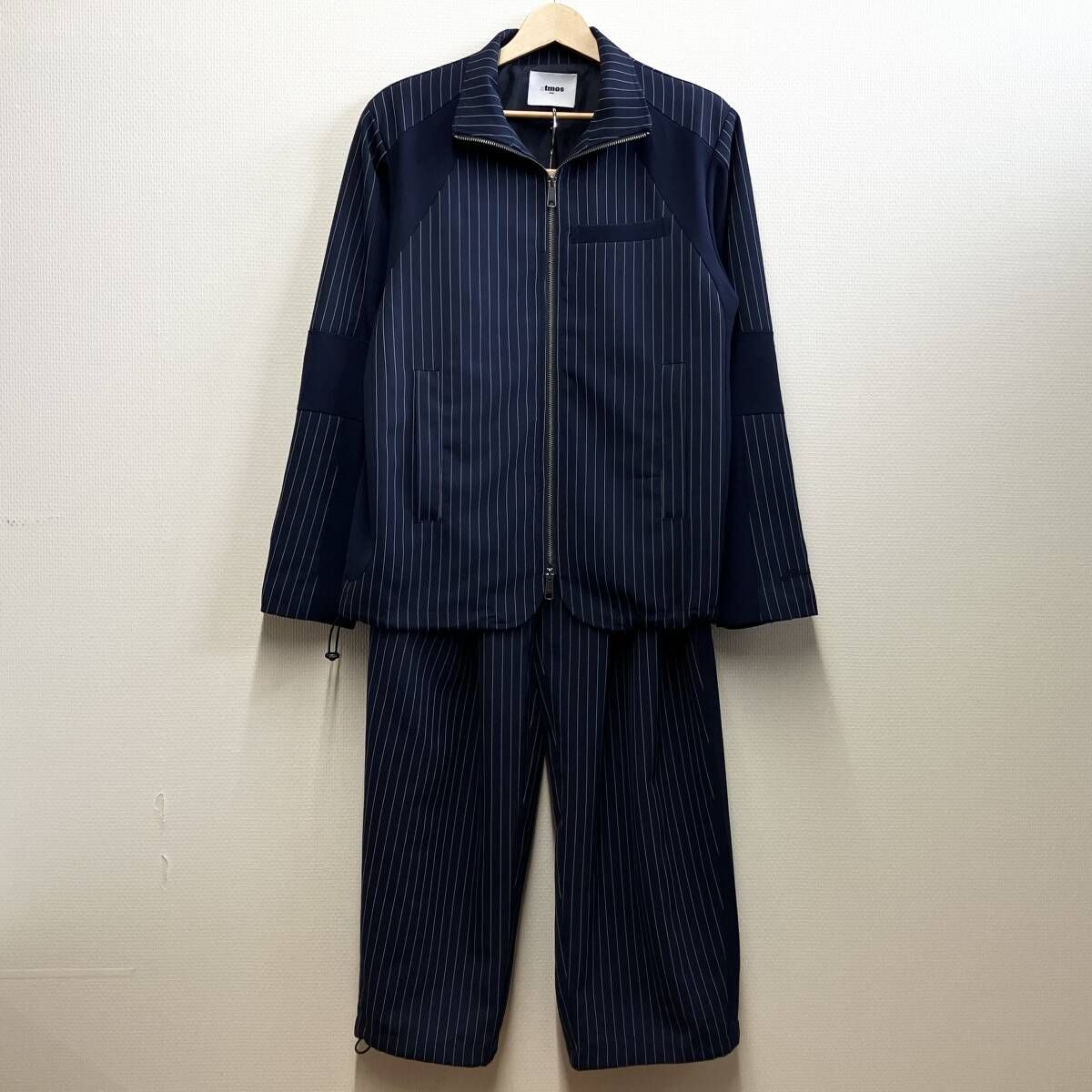 atmos pink Stripe Track Jacket GRAY アトモス ピンク ストライプ トラック ジャケット ボトム 上下セット tajk06 tapt10 サイズM