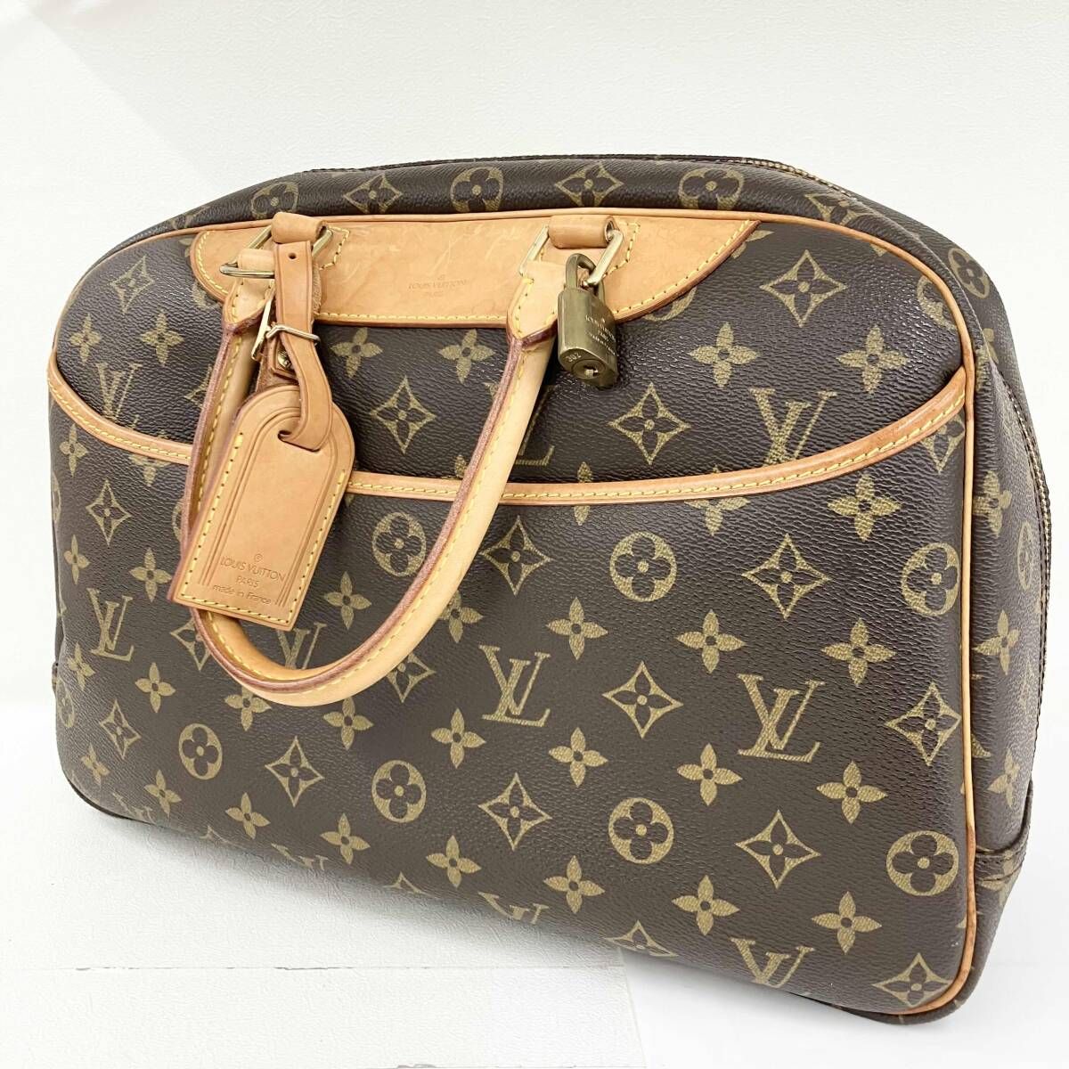 LOUIS VUITTON モノグラム VI0040 M47270 ドーヴィル バッグ ルイ ヴィトン ハンドバッグ AI鑑定品