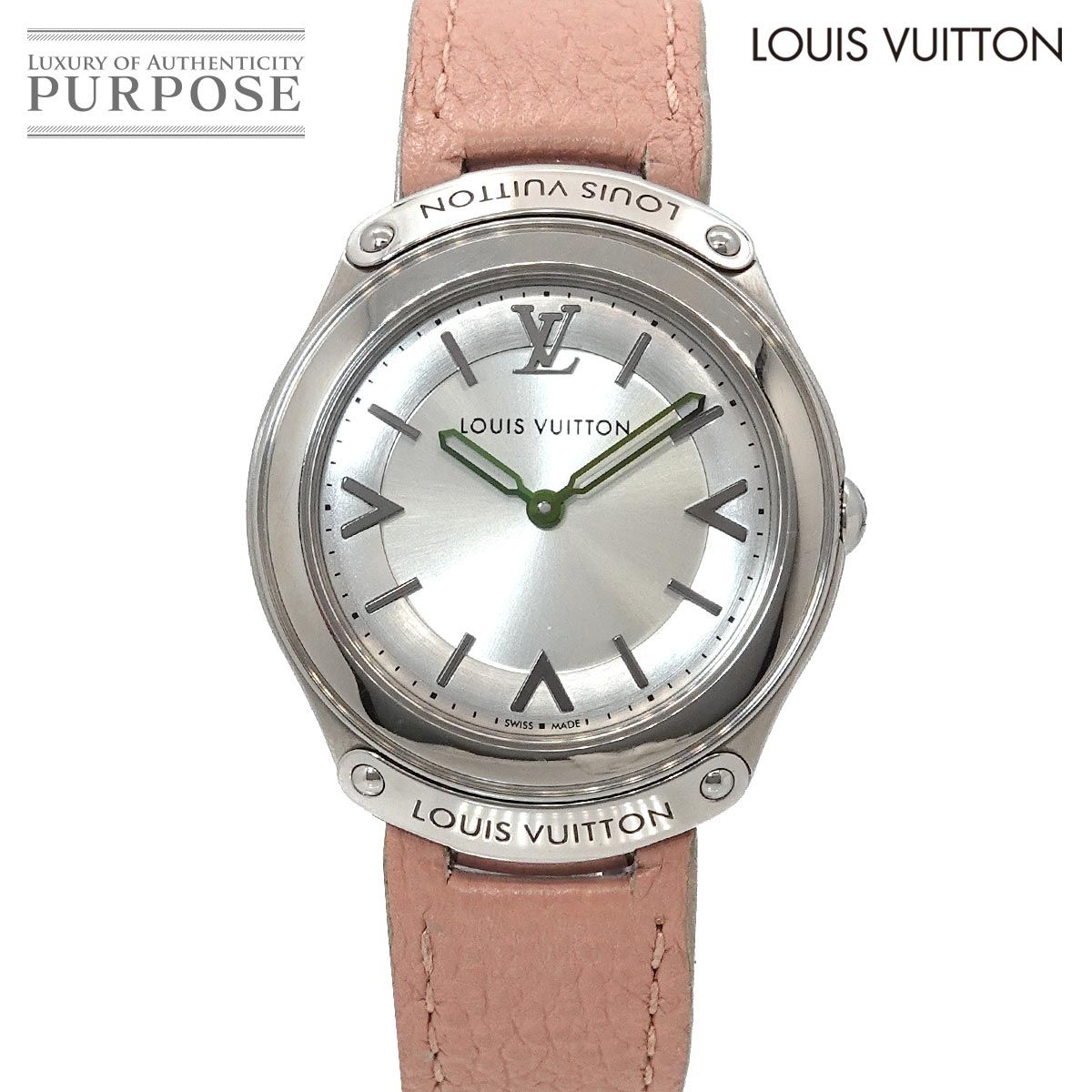 ルイ ヴィトン LOUIS VUITTON フィフティ ファイブ Q6J00 レディース 腕時計 シルバー クォーツ ウォッチ Fifty five 90328073 73,150円