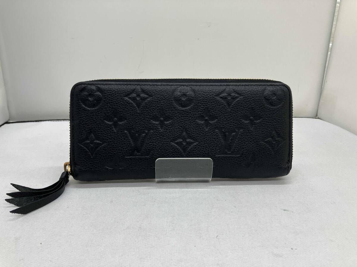LOUIS VUITTON ルイ ヴィトン ラウンドファスナー　長財布 ポルトフォイユ･クレマンス M60171 ノワール ブラック 黒
