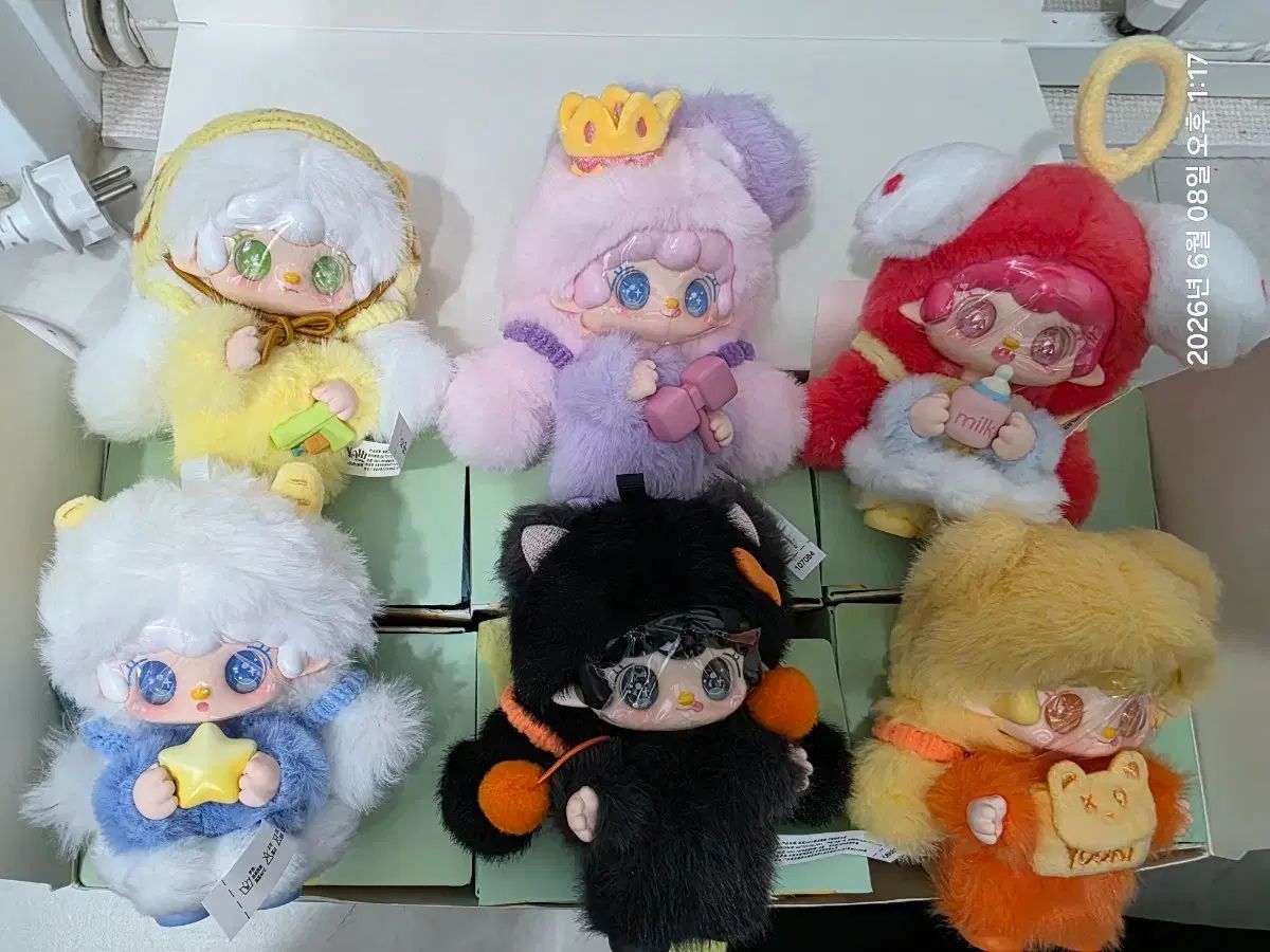 ゆき 新作 キュート 耳 ぬいぐるみ Yooki 開封 フルセット