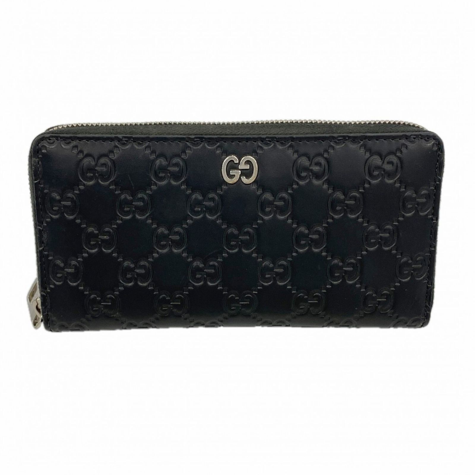 グッチ(Gucci) グッチ 長財布 グッチシマ 473928 レザー ブラック メンズ レディース