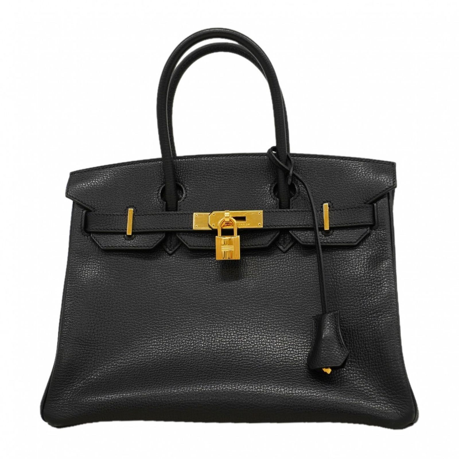 エルメス(Hermes) エルメス ハンドバッグ バーキン30 トゴ ブラック □L刻印レディース