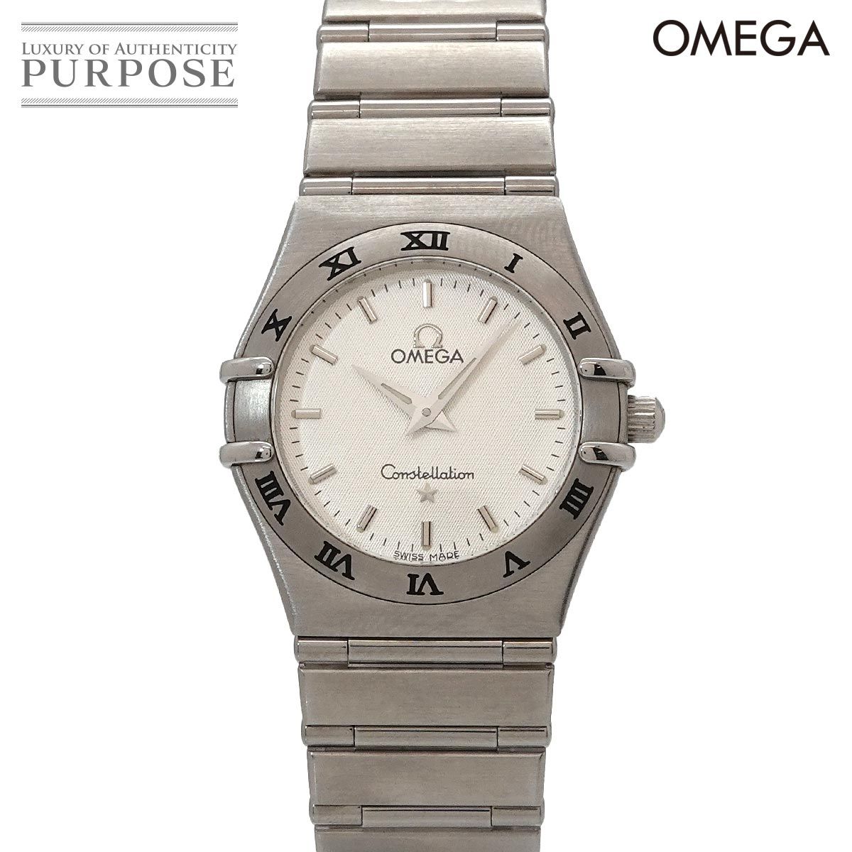 オメガ OMEGA コンステレーション 1572 30 レディース 腕時計 シルバー クォーツ ウォッチ Constellation 90329346