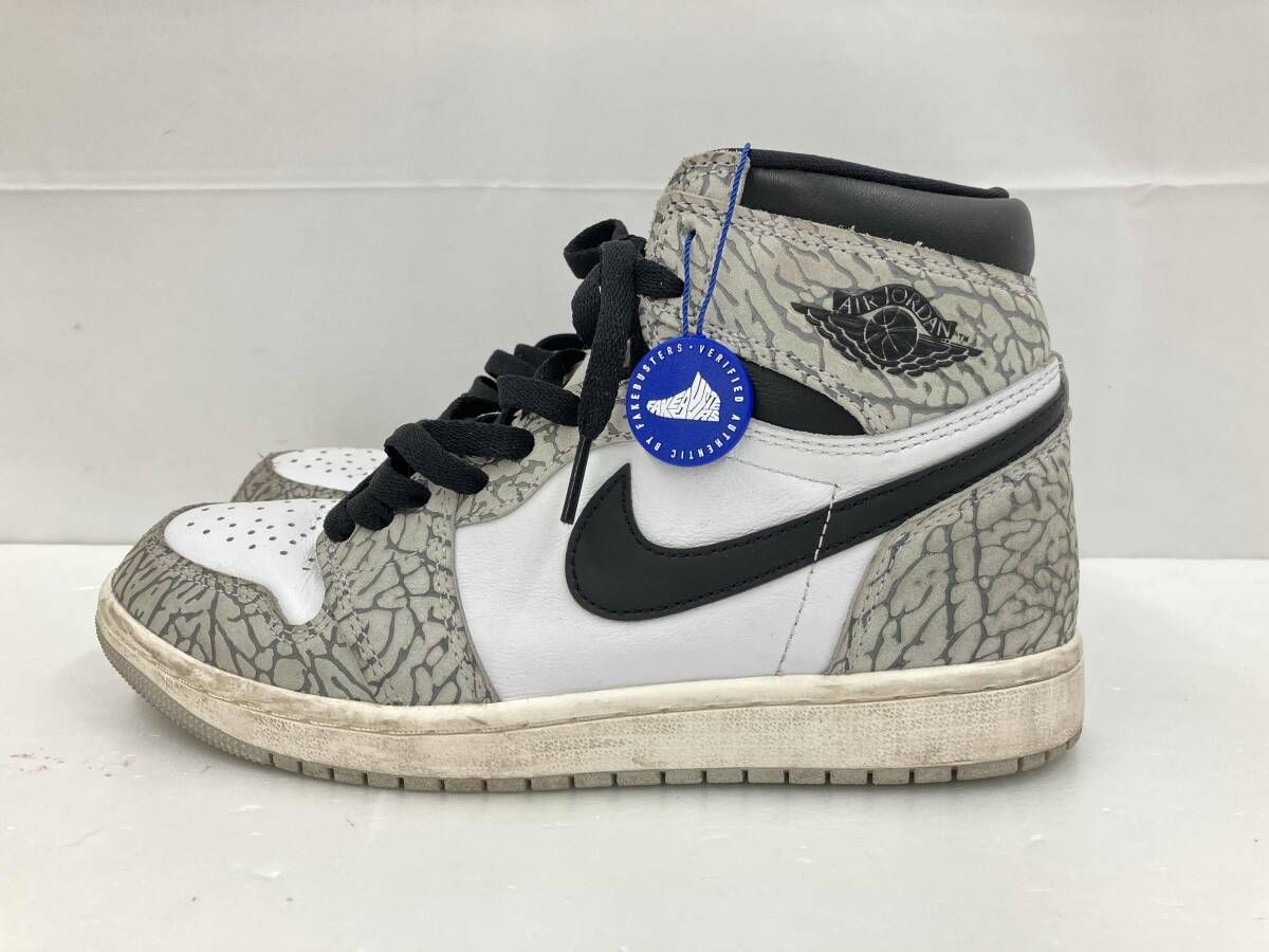 NIKE ナイキ AIR JORDAN 1 HIGH OG エアジョーダンハイ DZ5485-052 スニーカー 25.5 グレー 通年