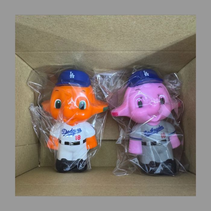 サトちゃん&サトコちゃん貯金箱 ドジャースver. 各5体セット（計10