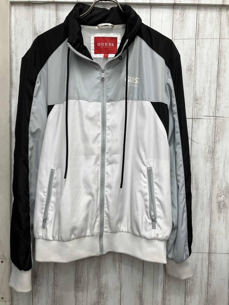 GUESS その他ジャケット ナイロンジャケット X20L20WAMCO ホワイト