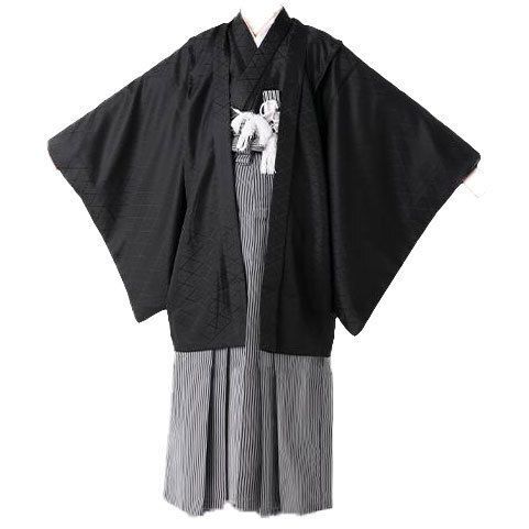 羽織袴 着物 フルセット 紋付 男児 ジュニア用 十三歳用 長襦袢 雪駄付き 紋入れ可 NO211019