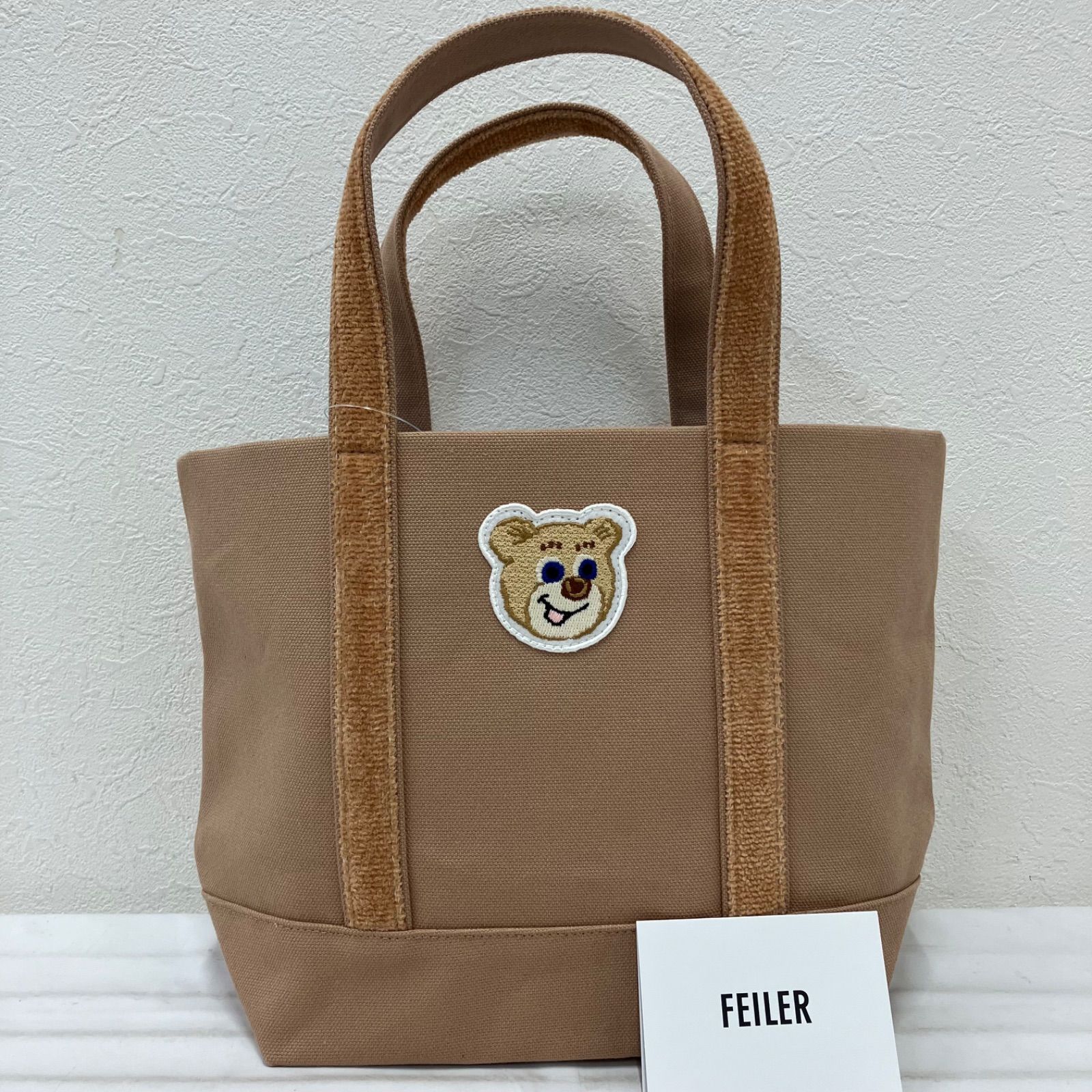4504 【美品】 FEILER フェイラー オールドテディ ワッペントート