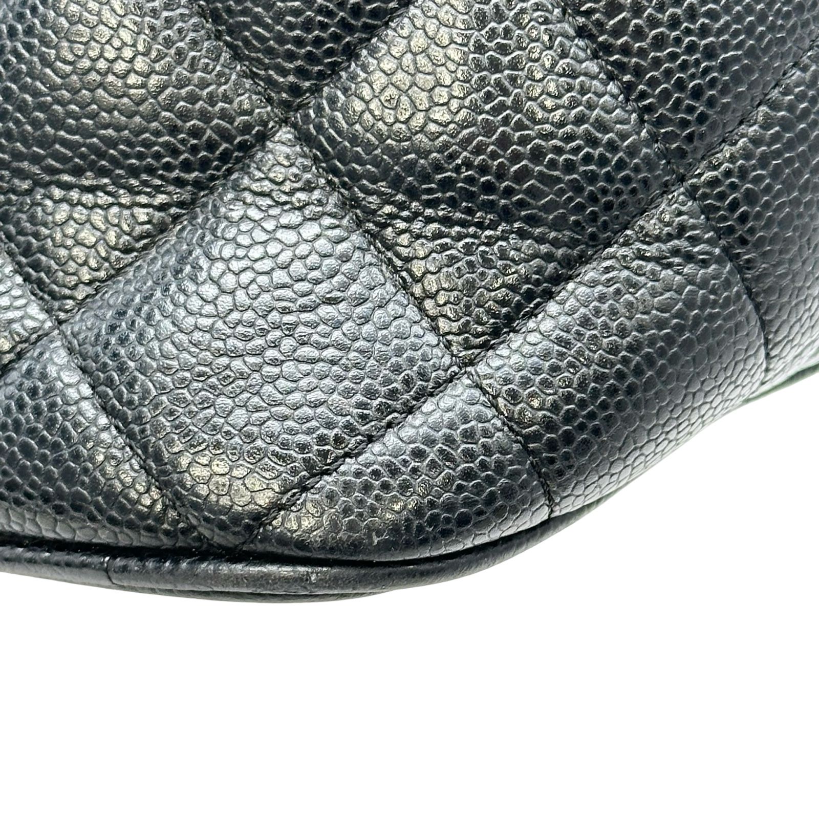 シャネル CHANEL 復刻トート A01804 6番台 ブラック ゴールド金具 キャビアスキン レディース トートバッグ｜トートバッグ
