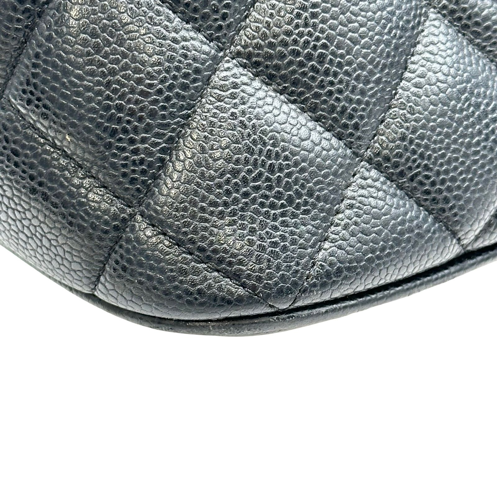 シャネル CHANEL 復刻トート A01804 6番台 ブラック ゴールド金具 キャビアスキン レディース トートバッグ｜トートバッグ