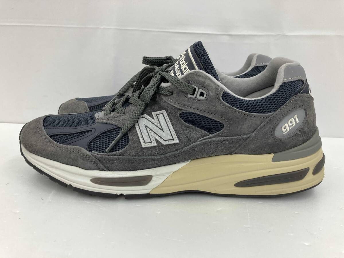 New Balance ニューバランス U991GG2 UK製 スニーカー US9.5 グレー 通年