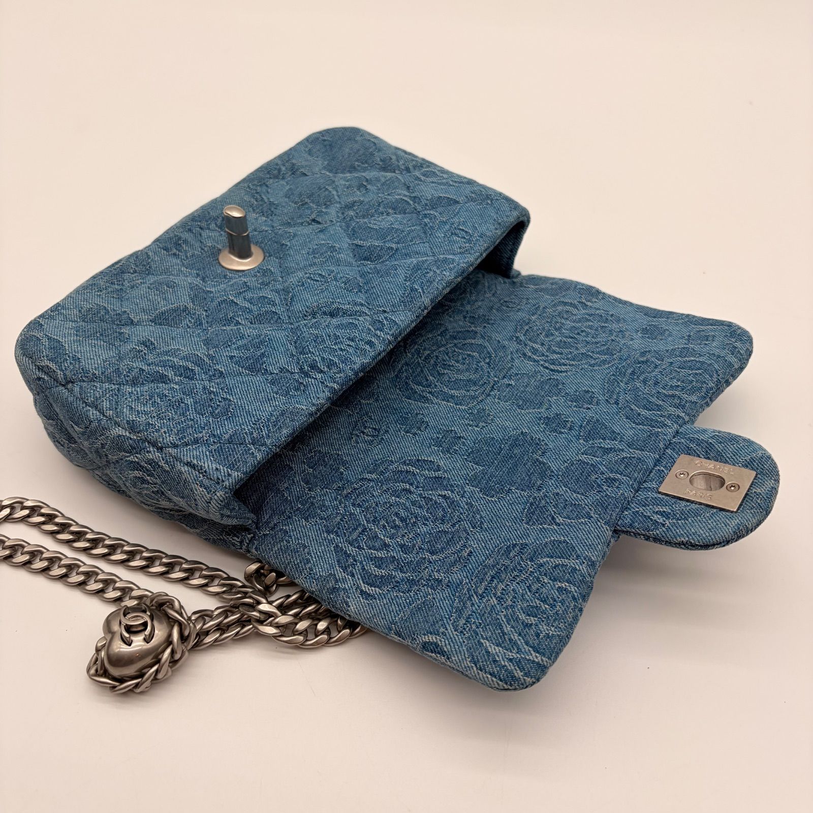 極美品✨CHANEL シャネル ショルダーバッグ ミニマトラッセ デニム 