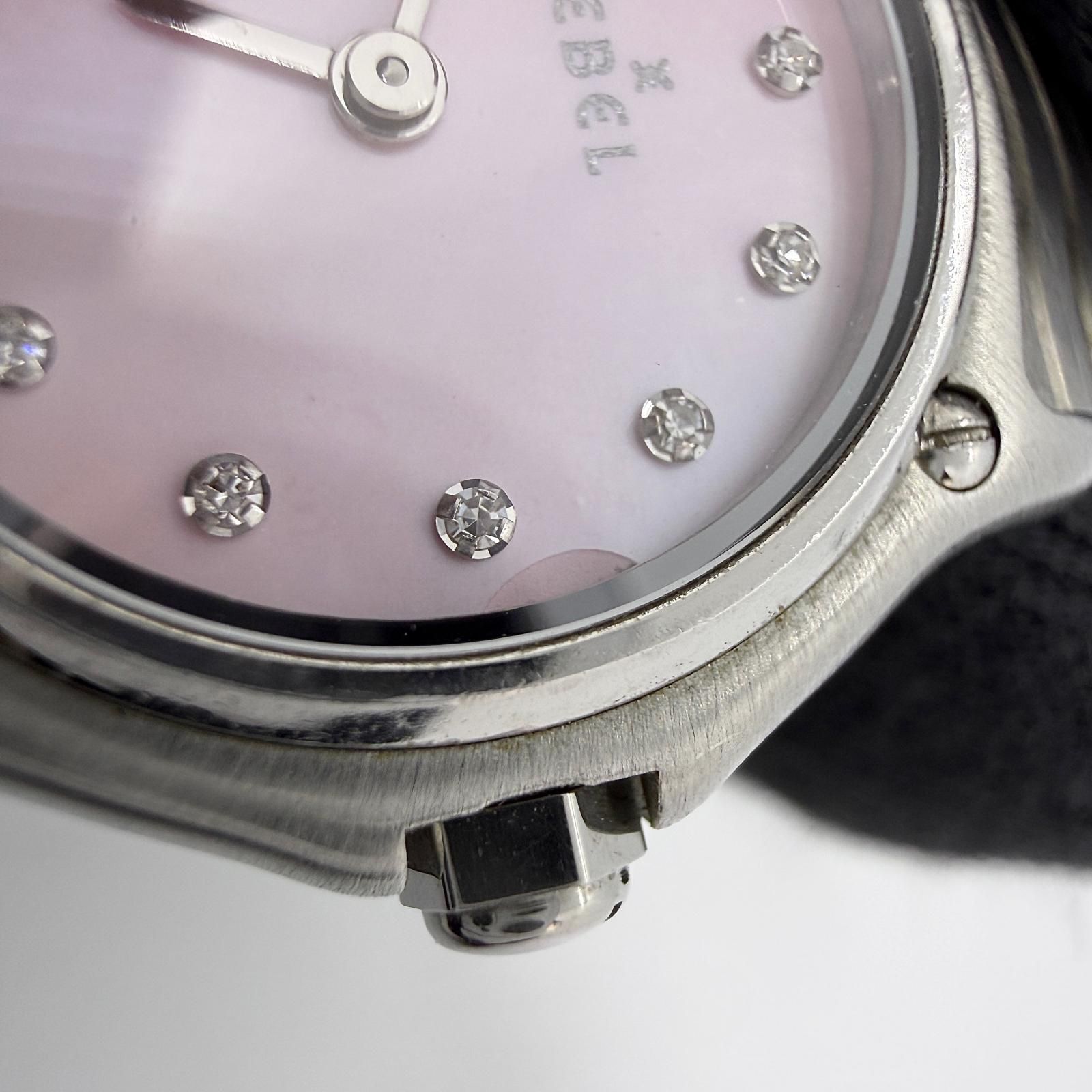 EBEL エベル ピンクシェル 11553965 QZ レディース 12Pダイヤ 腕時計