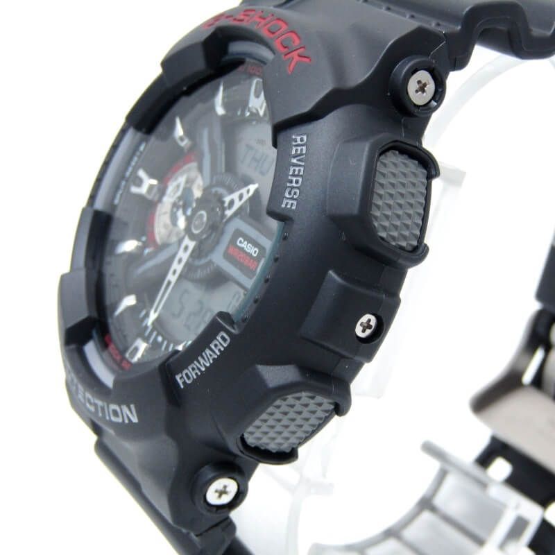 美品 CASIO G-SHOCK Gショック GA-110-1AJF ANALOG-DIGITAL アナデジ 