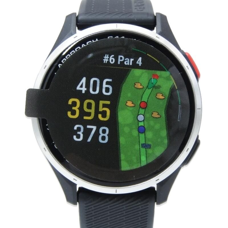 未使用 GARMIN ガーミン ゴルフGPSウォッチ APPROACH S44 010-03009-20 アプローチ スマートウォッチ ブラック 黒 28012716