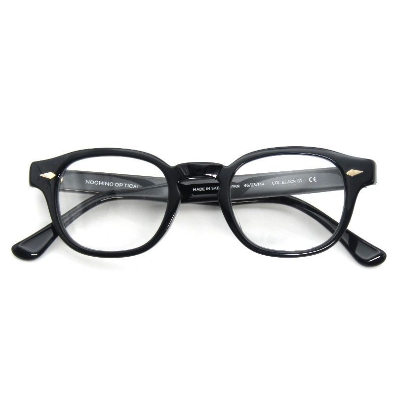 未使用 NOCHINO OPTICAL ノチノオプティカル サングラス NOCHINO ＃1 日本製 ノチノ 調光 ボスリントン 鯖江産 GLOSS BLACK 54001030 20,235円