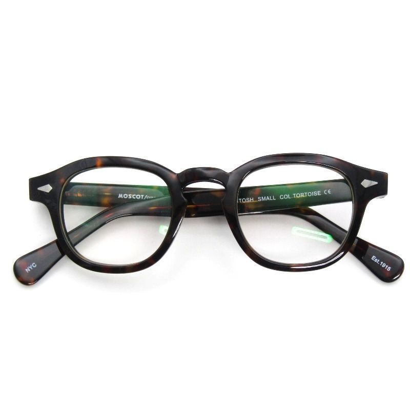 美品 MOSCOT モスコット メガネフレーム LEMTOSH SMALL 中国製 レムトッシュ オールド ボスリントン TORTOISE 54001034