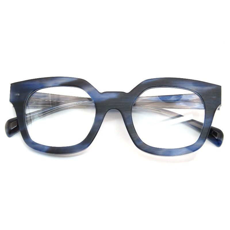 未使用 Jacques Durand ジャックデュラン メガネフレーム MIYAKE 381 イタリア製 094 night blue ヘアマットナイトブルー 61005684