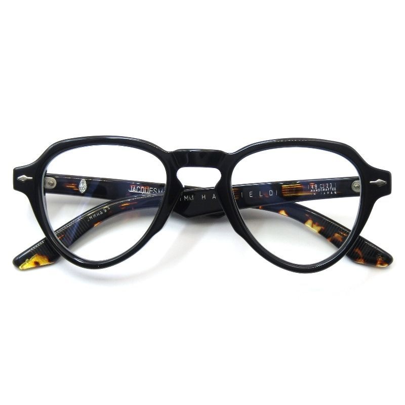 未使用 JACQUES MARIE MAGE ジャックマリーマージュ メガネフレーム HATFIELD JMMHA9A 日本製 ハットフィールド NOIR9 61005689