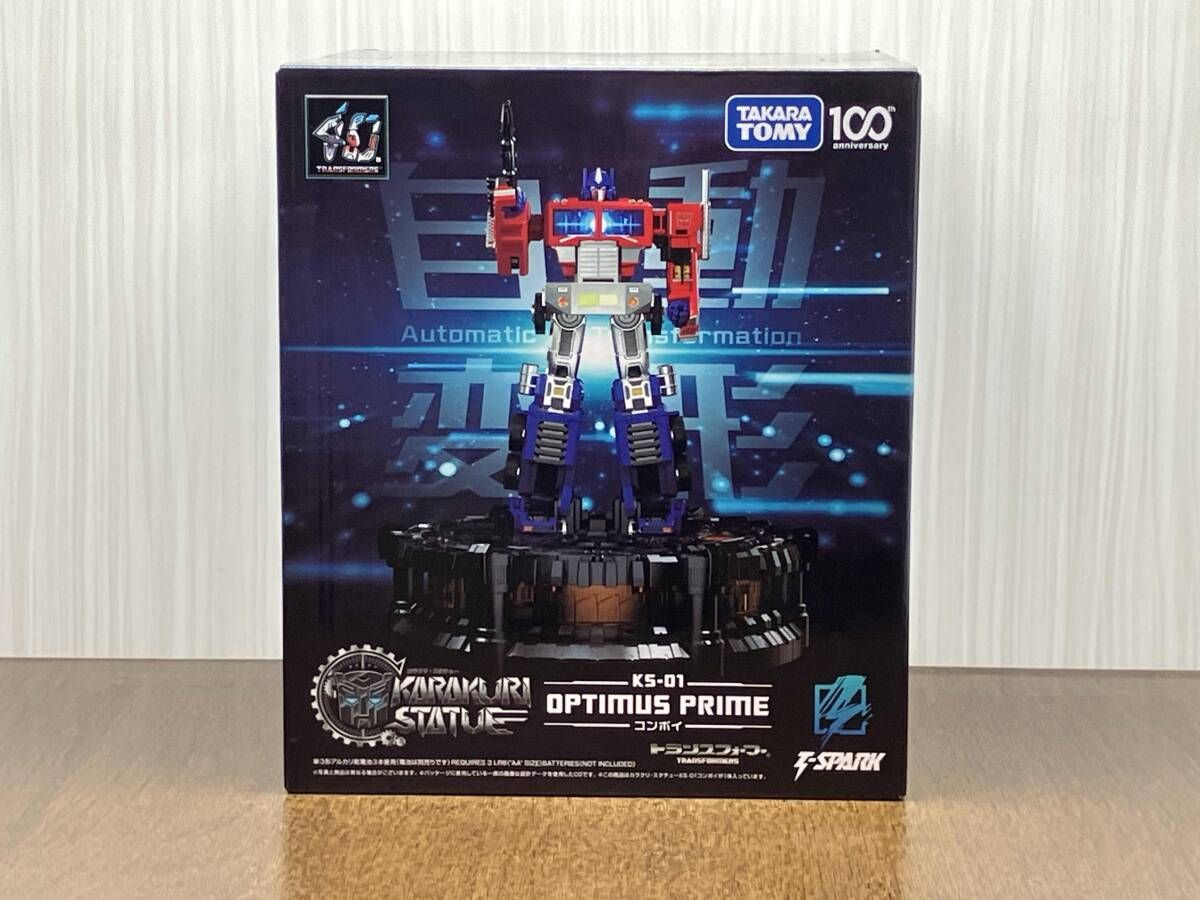 未開封品 タカラトミｰ コンボイ トランスフォｰマｰ カラクリ･スタチュｰ T-SPARK トランスフォｰマｰ
