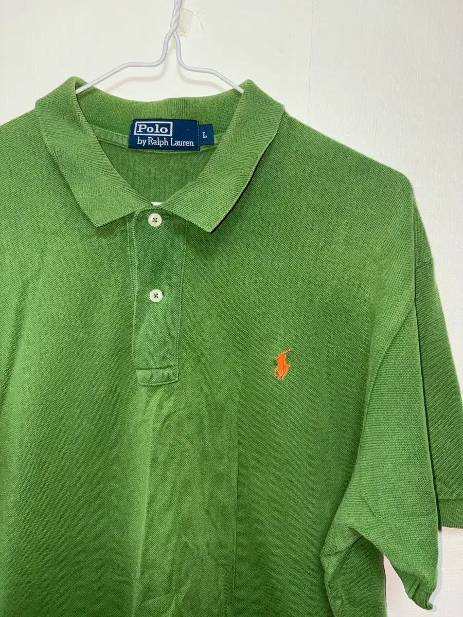 ポロラルフローレン 半袖 pk カラーTシャツ グリーン 100-105 数量限定