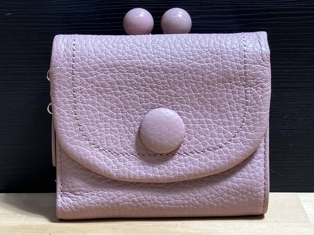 JILL STUART ジルスチュアート ルナティ がま口 三つ折り財布 ピンク