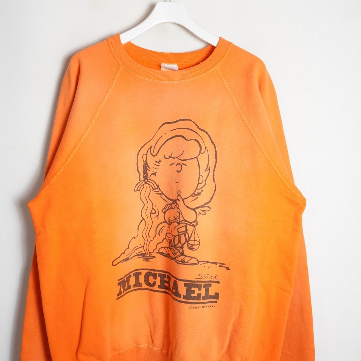 正規 美品 23AW SAINT MICHAEL セントマイケル CRW N SW MICHAEL