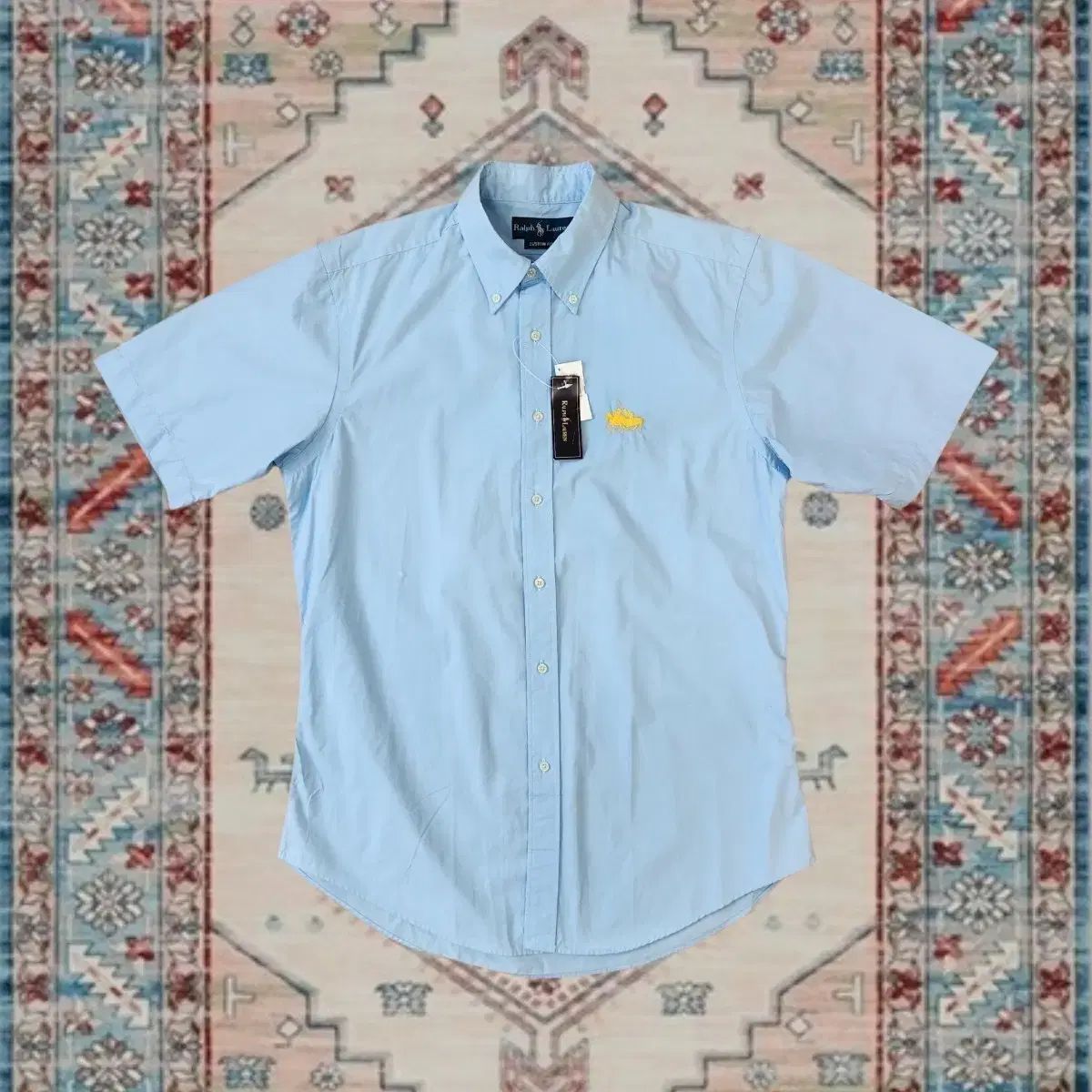 ポロ ラルフローレン スカイブルー 半袖 シャツ L - 新品