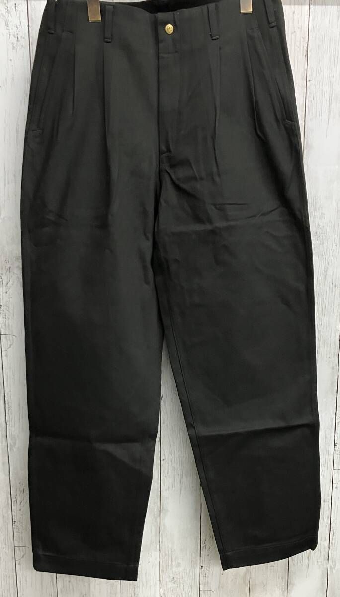 BONCOURA タックチノパンツ ボンクラ ロングパンツ 072-968-7073 ブラック size34