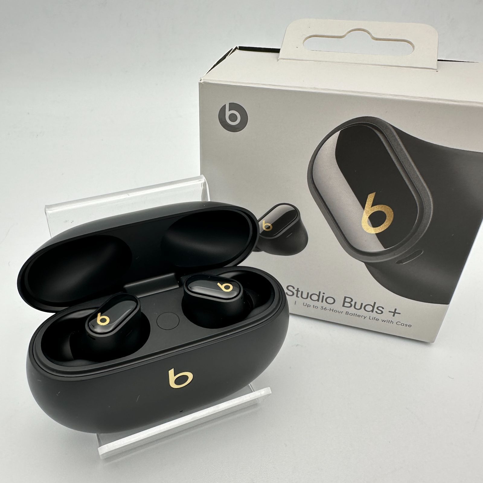 【開封済・未使用】Beats by Dr.Dre Beats Studio Buds+ MQLH3PA/A ビーツ・バイ・ドクタードレ ビーツ スタジオ バッズ プラス ブラック ワイヤレス イヤホン ノイズキャンセリング ステレオヘッドホン