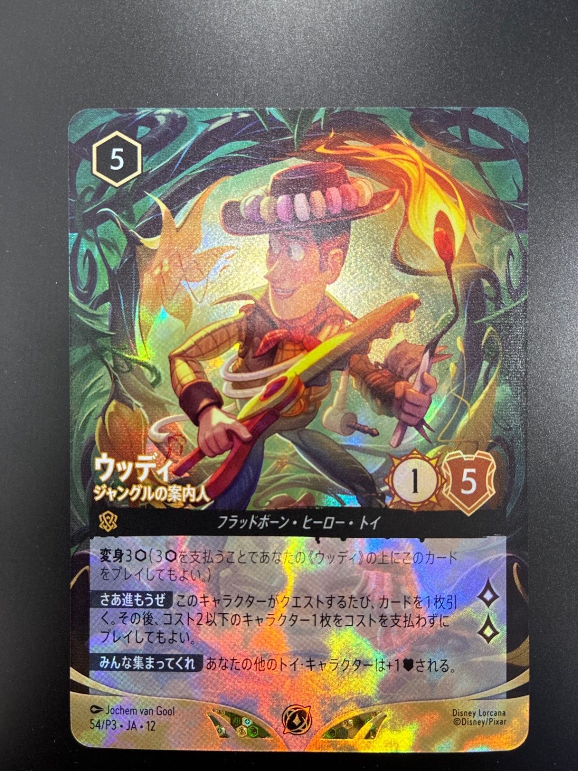 【EC出品用】54/P3/JA/12 ウッディ ジャングルの案内人(ホイル)