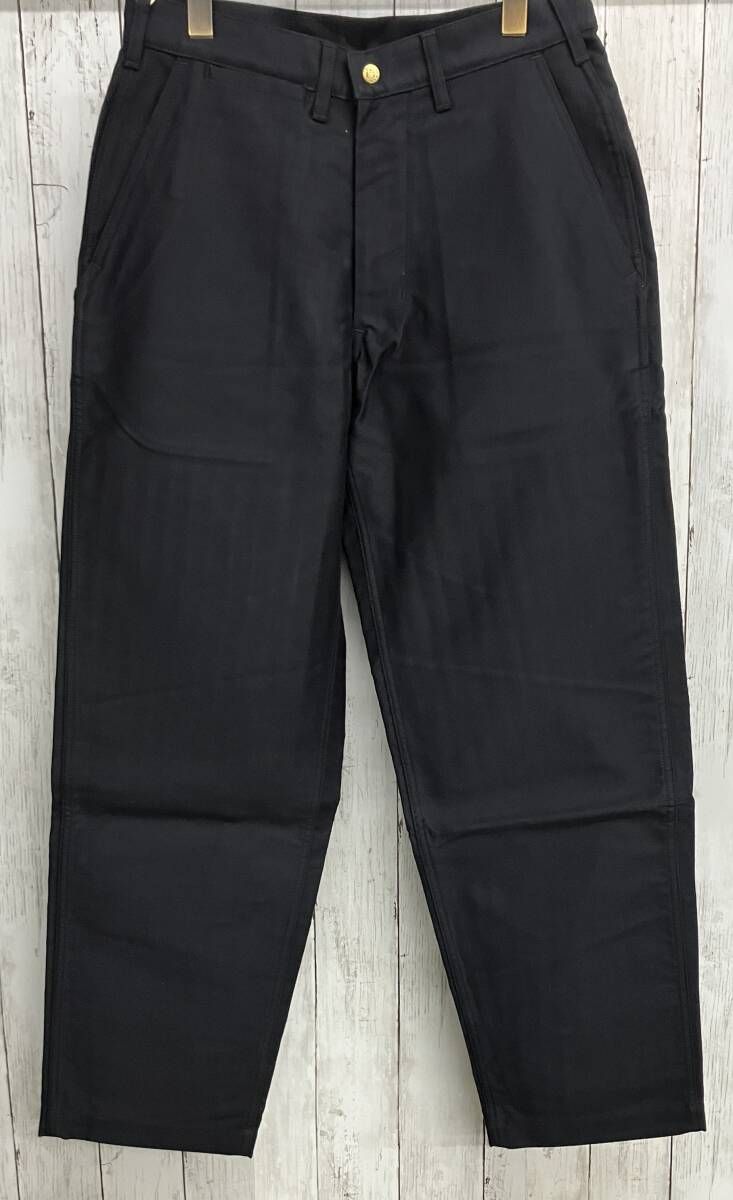 BONCOURA セルビッチストレートパンツ ボンクラ 072-915-4225 チノパンツ　ダークネイビー size28