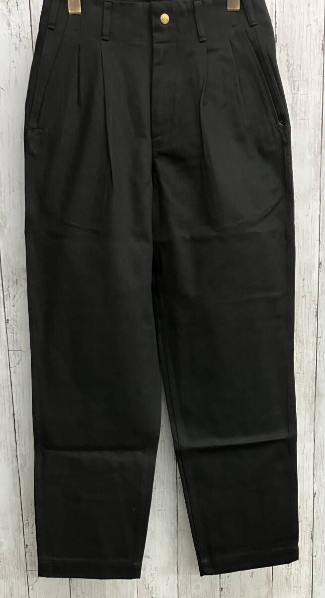 BONCOURA タックチノパンツ ボンクラ ロングパンツ 072-968-7073 ブラック size28