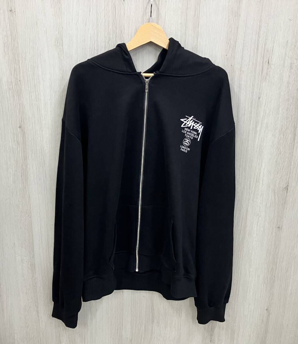 STUSSY ステューシー / パーカー / 黒 サイズＬ