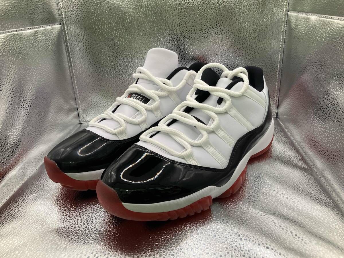 NIKE AIR JORDN 11 LOW Gym Red サイズ29 ホワイト　ナイキ