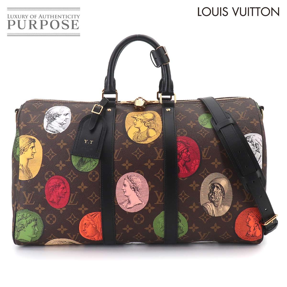 未使用 展示品 ルイ ヴィトン LOUIS VUITTON フォルナセッティ モノグラム カメオ キーポル バンドリエール 45 2way ボストン 90325435