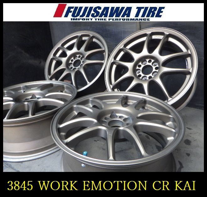 【3845】A送料無料 ▲WORK EMOTION CR KAI▲17x7.0J 5穴 100 +32▲4本 26103390 3845】A送料無料 △WORK EMOTION CR KAI△17x7.0J 5穴 100 +32△4本