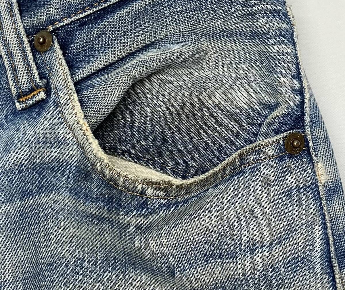 LEVIS ジーンズ ボタン裏6 66後期 70s 501 赤耳 スモールe アメリカン