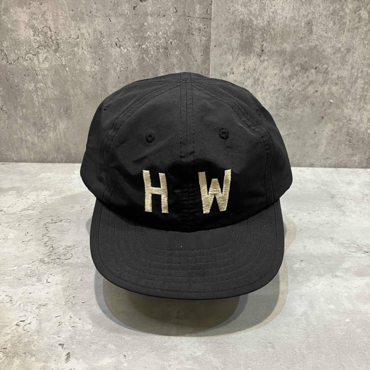 THE H.W.DOG&CO. キャップ CLOTH CYCLING CAP size ONE ブラック エイチダブリュードッグアンドコー